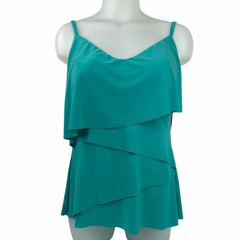 Magicsuit Ruffle Tankini Swimsuit Top
